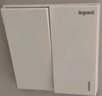 罗格朗（LEGRAND）开关插座面板 仕典玉兰白色 86型暗装开关面板 双开双控开关 实拍图