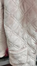 京东京造【发热 抗静电 倍暖】夹棉加厚抑菌女士家居服女套装 粉色XL 实拍图