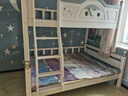 森喜鹿 上下层实木床樱桃木双层床床子母床上下铺成人高低床2023年新款 爬梯款+上下床垫 1350mm*2000mm 实拍图