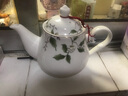金岚玉骨瓷花茶壶泡瓷茶壶小壶沏茶壶凉水壶单壶小号家用水具 香榭丽舍-玉兰壶1个 800ml 实拍图