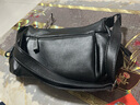 北狐真皮女包头层牛皮新款大包包中年妈妈软皮大容量中老年单肩斜挎包 黑色 实拍图