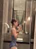 WATERTIME泳衣女高级感新款泡温泉游泳馆专用性感绝美竞速连体泳衣镜帽套装 黛紫霓裳【全新未拆封，里布轻微染色，不影响穿着】 S 实拍图