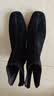 康莉（COMELY）高跟靴子女冬季新款羊皮时尚通勤短靴百搭瘦瘦靴配裙子 米白 37 实拍图