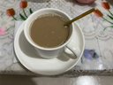 友来福陶瓷咖啡杯 欧式简约白色拉花咖啡杯套装220ml大容量马克杯 实拍图