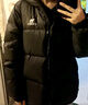 骆驼（CAMEL）【拒水羽绒】户外羽绒服鸭绒加厚羽绒衣经典时尚防风保暖运动外套 A33CR07164，幻影黑，男女同款 S 实拍图