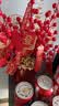 吕姆克福桶年宵花摆件客厅玄关茶几餐桌面新春佳节喜庆发财果套装4915 实拍图