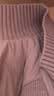 鸭鸭（YAYA）【90+系列】轻薄羽绒服女小众针织拼接鸭绒小个子短款保暖外套XB 灰色 L 实拍图