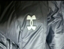 安德玛（UNDERARMOUR）冬季新款Core男子连帽运动短款鸭绒保暖羽绒服6001970 黑色001 XL 实拍图