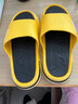 唯继大童拖鞋夏季男童男孩防滑家用居家潮流时尚外穿户外儿童凉拖鞋男 118【黄色】新色系 34-35 （适合脚长21cm） 实拍图