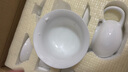 MULTIPOTENT中国白整套功夫茶具玉瓷超薄盖碗套装10头(防破损包装）YQ0055 实拍图