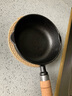 小幸福鑄鐵煎蛋锅热油小锅迷你泼油小铁锅铸铁加深无涂层平底锅蛋饺烧油炸锅 22cm平底煎锅+玻璃盖+铲子 22cm 实拍图