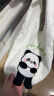 蒂乐儿童洗漱巾宝宝洗脸刷牙防水围兜毛巾多功能不湿衣漱口巾大号 热销-竹叶白【大尺寸，A类抗菌】 实拍图