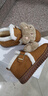 JOMC可爱防滑厚底雪地靴女款2026新款冬季加绒加厚外穿保暖一脚蹬棉靴 棕色 39 实拍图