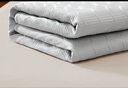水星家纺宿舍床垫艾草抑菌软床垫A类绑带款薄垫子床上床褥 素灰150×200cm 实拍图