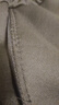 罗蒙（ROMON）秋冬厚款长裤男士高弹力休闲裤免烫宽松裤子加绒加厚运动卫.裤 (黑色)【弹力＋羊羔款】 加绒 2XL 建议130-150斤 实拍图