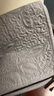 四季通用办公室坐垫防滑纯棉全棉薄款椅子垫餐椅垫电脑座垫可机洗 野玫瑰-浅灰色 马蹄形50X50cm 实拍图