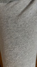 舒雅（Schiesser）男士秋裤精梳棉加绒棉毛裤薄绒柔软保暖裤E5/20731Y 浅花灰7502 XL 【80-90公斤】 实拍图