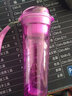 特百惠（Tupperware）水杯400ml晶彩茶韵随手杯学生运动防漏塑料杯车载便携杯子 400ml向日黄 实拍图