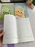 舒星A5家庭卡通作业登记本50张小学生专用一二三年级课堂抄作业本记录本笔记本错题抄写 浅色系4本装 实拍图