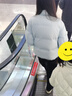 森马（Semir）羽绒服女三防纯色立领宽松简约冬季2024鹅绒外套保暖109724113005 实拍图