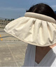 蕉下（beneunder）遮阳帽子防晒帽女防紫外线太阳帽贝壳空顶帽便携BM561白 实拍图