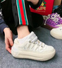 FILA 斐乐官方女鞋CARROT摩登板鞋萝卜鞋休闲运动鞋厚底鞋女 古白色/初雪白-AA 37.5 实拍图