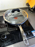特福（Tefal）陶瓷覆面0氟涂层厨房锅具套装 厨具全套锅家用组合套装 炒菜炊具 平底锅+汤锅 2件套 实拍图