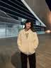 森马（Semir）针织外套女时尚学院风2026春撞色短款软糯miu系毛衫109126108004 实拍图