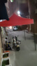 普希户外遮阳棚定制折叠雨棚四角大伞夜市摆摊帐四脚广告帐篷遮阳伞 加固黑钢【2X2】红色 实拍图