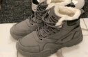 回力(Warrior)马丁靴男靴潮流工装靴子休闲鞋子男士0544 灰色加绒 40 实拍图