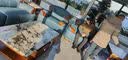 百朝子乌金木牛皮沙发高端别墅客厅新中式头层牛皮广东佛山家具工厂直销 1+1+4【长宽需460*230CM 】 组合 实拍图