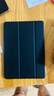 毕亚兹 适用苹果iPad Air2保护套 iPad6代平板电脑保护后外壳 轻薄防摔 休眠三折皮套 PB13-黑色 实拍图