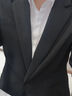 罗蒙西服套装女士职业装修身单西正装商务面试工作通勤西装外套 黑色 实拍图