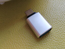 【京东物流】苹果OTG转接头适用iphone外接U盘3.0usb转换器连接lighting接读手机iPados平板typec 【黑色】typec OTG转接头支持苹果15-16 实拍图