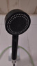五档增压淋浴花洒喷头浴室热水器洗澡加压淋雨沐浴莲蓬头全套装 黑色五档花洒头 实拍图