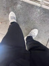 凡迪时尚（FANDISS）西裤男春夏款男士垂感直筒休闲裤韩版长裤九分小西装裤直筒裤子 黑色长裤 31 建议120-130斤内 实拍图