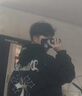 POUM夹克男欧美高街外套男女潮牌痞帅情侣秋季美式棒球服男休闲宽松 JS-898黑色 常规 XL （135-155斤） 实拍图