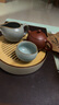 金镶玉紫砂壶功夫茶茶具套装喝泡茶壶杯宜兴手工陶瓷整套家用 西施套装 实拍图