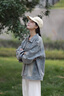 Shelley Jones美式高级感牛仔外套男士春秋季新款痞帅破洞夹克潮牌潮流休闲衣服 复古蓝 XL [建议125-145斤] 实拍图