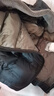 石墨烯翻领棉服秋冬新款男士休闲保暖棉衣防风中年毛领轻薄外套 2851黑色 2XL【体重120-140斤】 实拍图