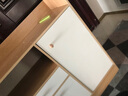 素成木餐边柜一体靠墙茶水柜简约小户型储物柜客厅酒柜橱柜收纳柜子 【四门一抽】110CM 田园橡木色 实拍图