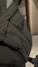 坦博尔羽绒服女长款过膝收腰连帽秋冬商务保暖外套530872Z 黑色 160 实拍图