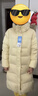 森马（Semir）陈都灵同款羽绒服女90绒长款三防冬宽松连帽外套简约109724113001 实拍图