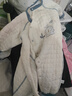 棉芹婴儿连体衣服纯棉秋冬季棉服加厚长袖保暖宝宝三层夹棉新生儿冬装 蓝色小狮子【2件装】（保暖款） 90码(建议12-15个月23-25斤) 实拍图