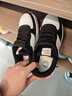 361°童鞋儿童小白鞋男女童板鞋新款小童中大童运动鞋轻便魔术贴 361度白/碳黑/能量红色 39 实拍图