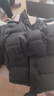 坦博尔羽绒服女短款时尚潮流可脱卸帽百搭保暖外套550388T 黑色 165  实拍图
