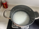 德世朗（DESLON）小满鹅卵石汤锅家用炖煮焖烧煲汤锅燃气电磁炉通用不粘锅白 实拍图