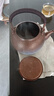 容山堂铜壶烧水壶紫铜手工泡茶壶煮茶器大号自动上水电陶炉煮茶壶套装 铜锤目纹提梁壶-流口 实拍图