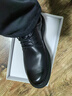 百丽商务皮鞋男商场同款牛皮革休闲皮鞋A0512CM1 黑色2 44 实拍图