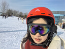 SooGree滑雪镜滑雪护目镜骑行防风镜户外登山眼镜男女儿童滑雪装备护具 蓝框炫彩（儿童成人通用） 实拍图